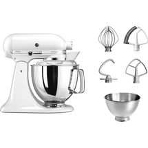 Planetaria KitchenAid Artisan - testa reclinabile - bianco - 4,8 litri - 5KSM175PSEWH